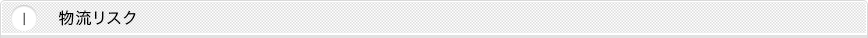 Ⅰ 物流リスク